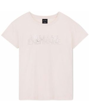 ARMANI EXCHANGE T-Shirt Xw002778 Af1035 T Shirt - Rose