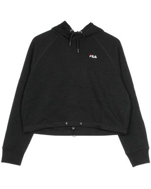 Fila Sweat-Shirt Elaxi Cropp Hoody - Noir