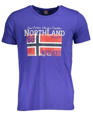 Norway 1963 T-Shirt T-Shirt Manches Courtes Homme Norvège 1963 - Bleu