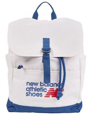 New Balance Unisexe Canvas Backpack En, Polyester, Taille - Bleu