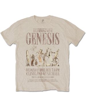 Genesis T-Shirt An Evening With - Blanc