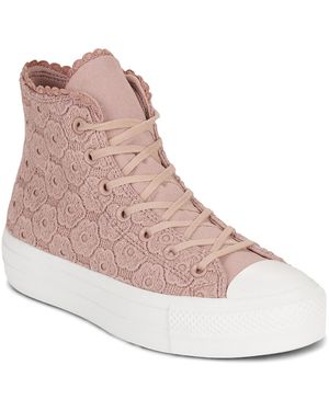 Converse Hoge Sneakers Chuck Taylor All Star Lift - Roze