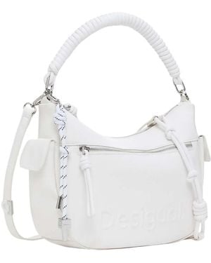 Desigual Sac BAG_HALF ASTANA ECRU 25SAXPBV - Blanc
