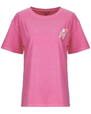 NEWTONE T-Shirt Korte Mouw Francis Trucker - Roze