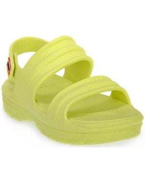HUNTER Mules ZESTY YELLOW IN OUT BLOOM FOAM CLOG - Jaune