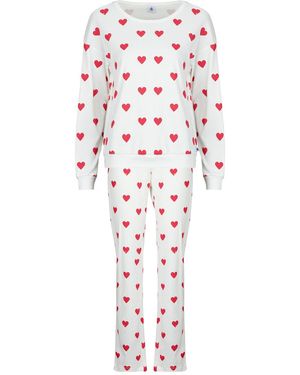 Petit Bateau Pigiami Camicie Da Notte Pyjama CUr - Rosa