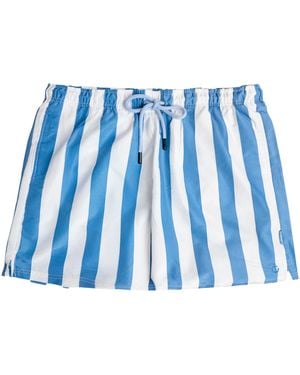 Admas Maillots De Bain Short De Bain Great Stripes - Bleu
