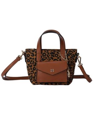 Mac Alyster Sac à main Sac a main Ref 68015 Leopard 22*15*8 cm - Marron