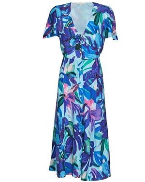 Rene' Derhy Maxikleider Prune Robe - Blau