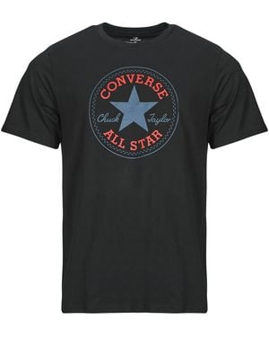 Converse T-Shirt Chuck Patch Tee - Schwarz