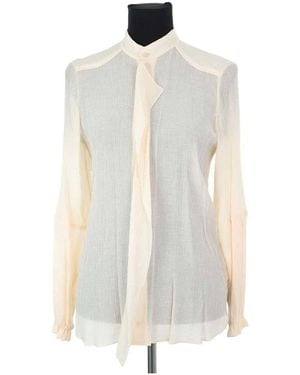 Roland Mouret Blouses Blouse en soie rose - Blanc