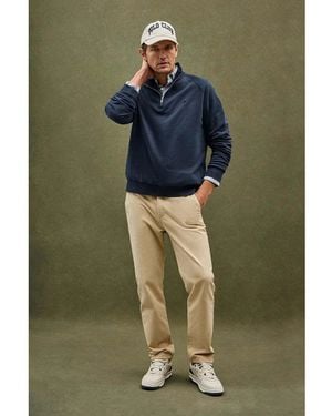 POLO CLUB Sweatshirts RIGBY GO SWEAT ZIPPER NECK GD - Vert