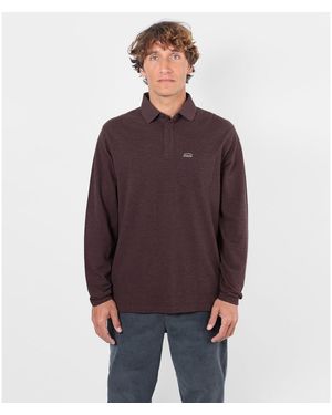 Oxbow Polo Polo Manches Longues Staple - Violet