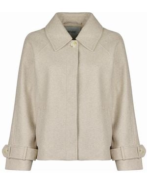 Vero Moda Mantel Awsabine Ls Short - Naturel