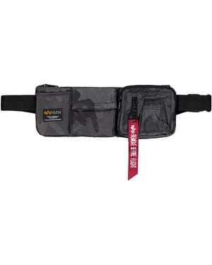 Alpha Industries Sac Crew Utility Bag Camo - black camo - Noir