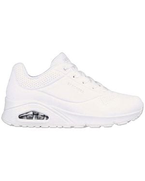 Skechers Baskets basses Baskets Uno Stand On Air blanc