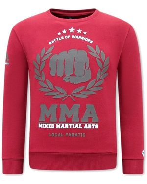 Local Fanatic Sweat-shirt 118750526 - Rouge