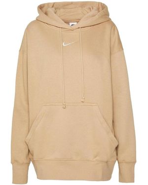 Nike Sweat-shirt W nsw phnx flc std po hoodie - Neutre