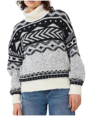 Noisy May Pull Roll Neck - Gris