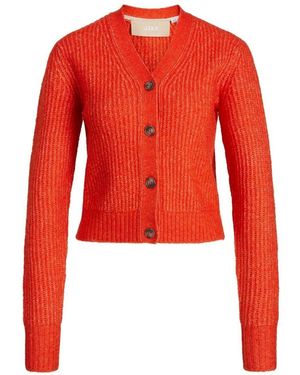 JJXX Pull 12243654 REGINA CARDIGAN-POINCIANA - Rouge
