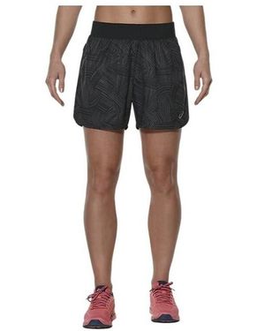 Asics Short Fuzex 55In Print Short - Noir
