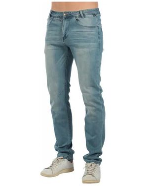 Waxx Jeans Pantalon joggjean HARLEM - Bleu