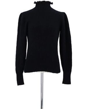 Ba&sh Pull Pull en laine noir - Bleu