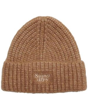 Superdry Bonnet Rib - Marron