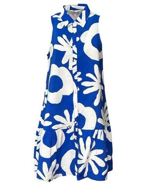 Compañía Fantástica Korte Jurk 12100 - Blauw