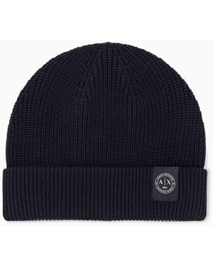 ARMANI EXCHANGE Bonnet - Bleu