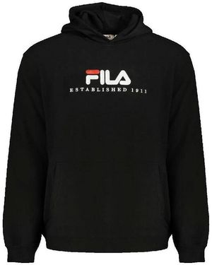 Fila Sweatshirts à capuche Sweat-shirt à capuche noir coupe régulière