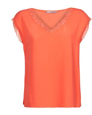 ONLY T-shirt onljasmina - Orange