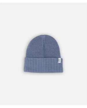 Oxbow Bonnet Bonnet gauffré et revers Rib RIBBED - Bleu