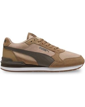 PUMA Baskets St Runner V4 Suede - Marron