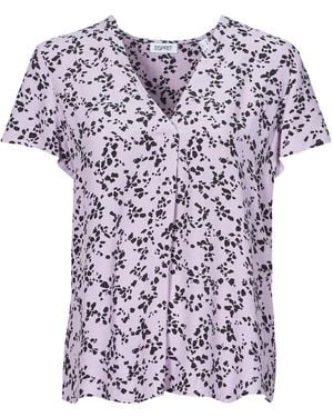 Esprit Blouse Ski V Neck Blou - Paars