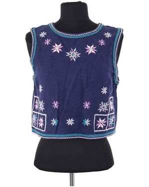 Louise Misha Blouses Top Sans Manche - Bleu