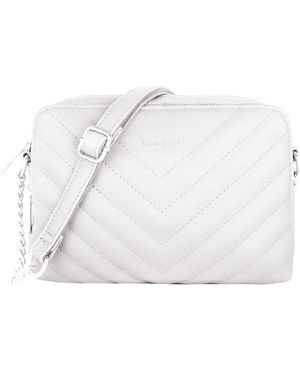 Crazychic Sac Bandouliere Sac Bandoulière Matelassé - Blanc