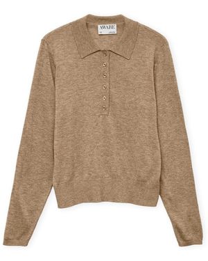 Aware Polo Noos Polo Sikita - Natural Melange - Neutre