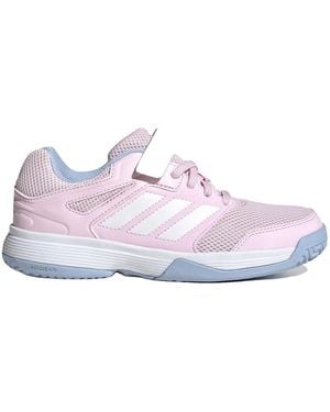 adidas Chaussures Baskets Speedcourt K Velcro maille respirante - Violet