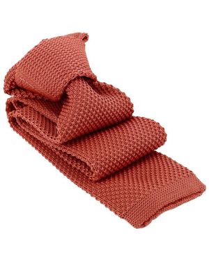 Clj Charles Le Jeune Cravates et accessoires Cravate tricot ARCOBALENO - Rouge
