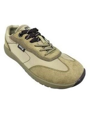 MTNG Baskets Basses Chaussure Mustang Pour Femme 85502 Taupe Respectueux - Vert