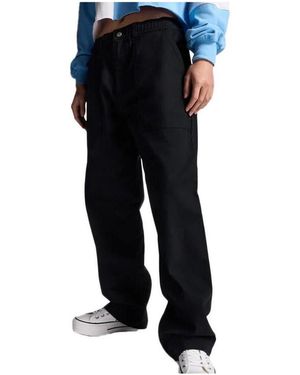 Converse Pantalons Baggy Harbor - Noir