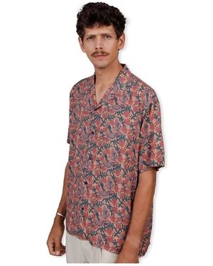 Brava Fabrics Blouses Asis Percales Shirt - Tuttifrutti - Rouge
