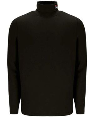 Fila Trui 19Th Classic Roll Neck T-Shirt - Zwart