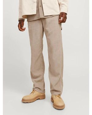 Jack & Jones Pantalon 12260924 EDDIE CARPENTER COURDORY-CROCKERY - Neutre