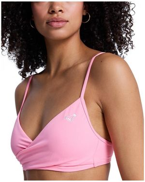 Roxy Maillots de bain Solid Essentials Wrap Bra - Rose