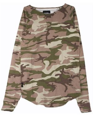 Cayler & Sons T-Shirt Doom Scallop Longseeve Mimetico Marrone - Gris