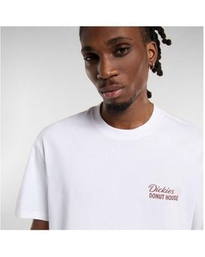 Dickies T-Shirt Donut House - Blanc