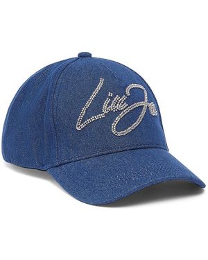 Liu Jo Casquette Casquette de baseball en jean - Bleu
