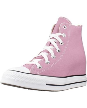 Converse Baskets montantes CHUCK TAYLOR ALL STAR CLASSIC WEDGE PLATFORM - Violet